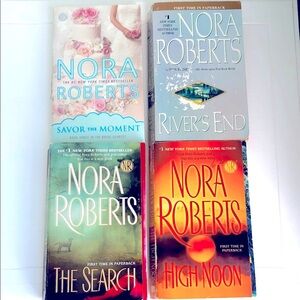 Nora Roberts Paperback Book Set of 4